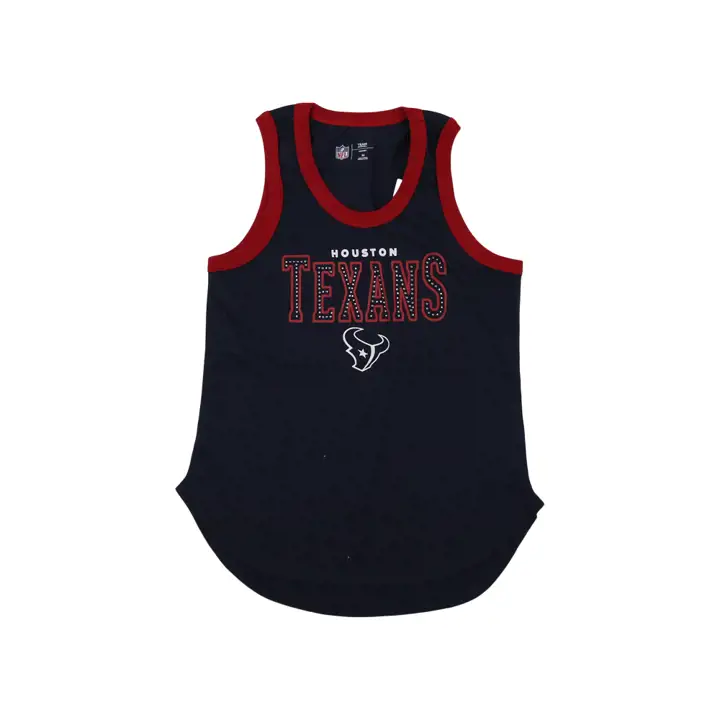 Débardeur Femme NFL Houston Texans Varsity 22 BLEU MARINE