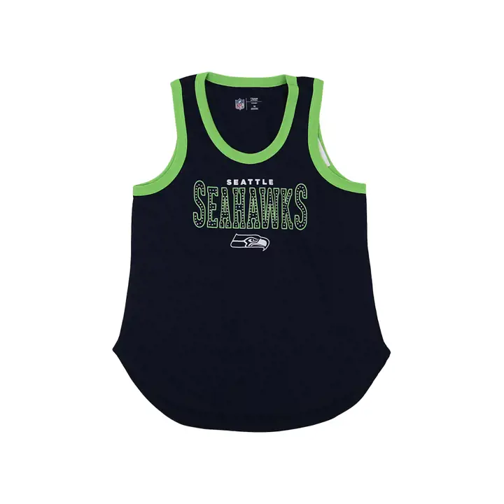 Débardeur universitaire femme NFL Seattle Seahawks 22 BLEU MARINE