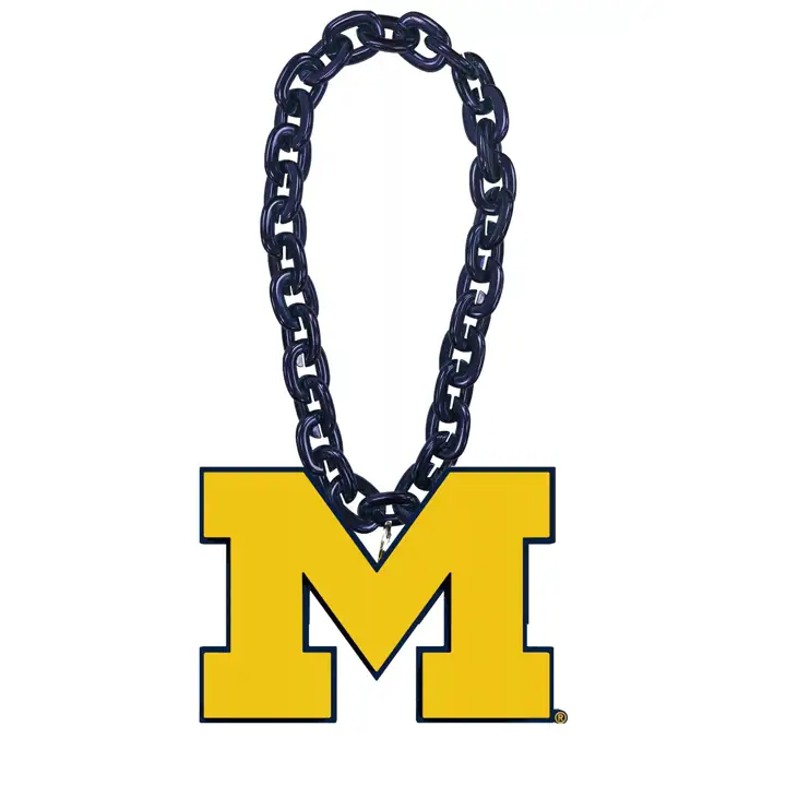Chaînes de supporters des Wolverines du Michigan ast