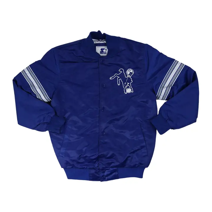 Veste Starter des Colts d'Indianapolis NFL Pick n Roll en satin (Thr