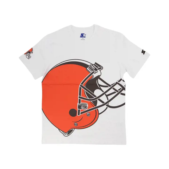 T-shirt Cleveland Browns NFL Starter à motif de punt, ivoire