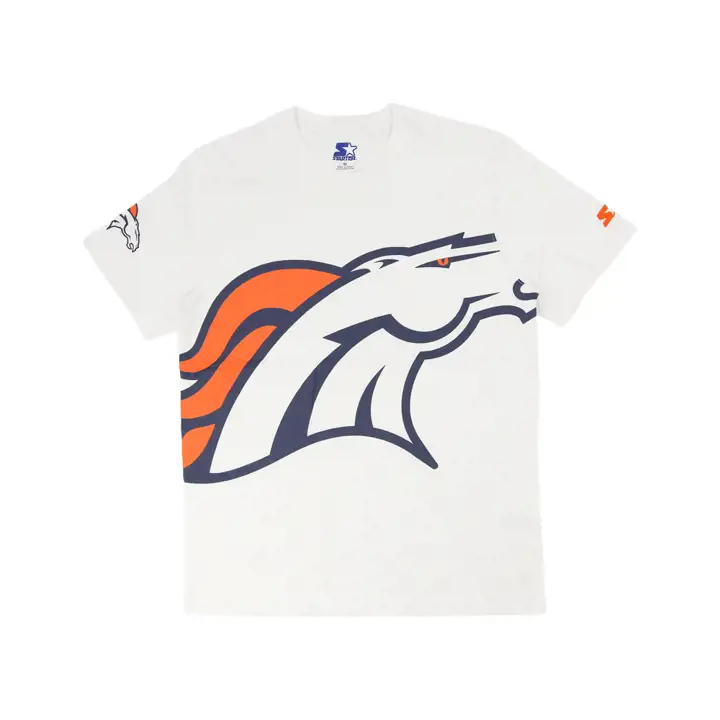T-shirt de punter titulaire des Broncos de Denver NFL ivoire