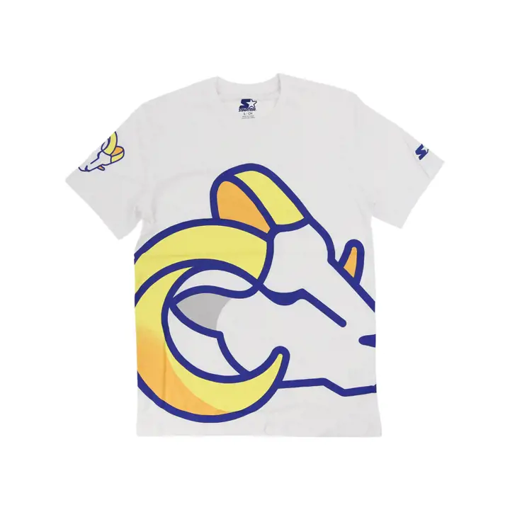 T-shirt Los Angeles Rams NFL Starter Punting ivoire