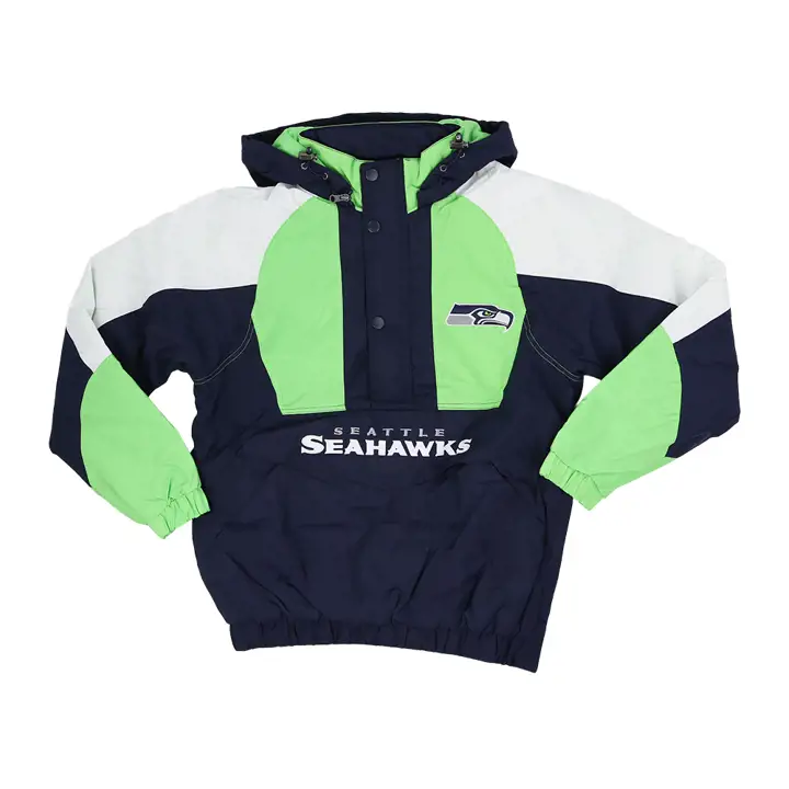 Seattle Seahawks NFL Starter Body Check Pull à demi-glissière