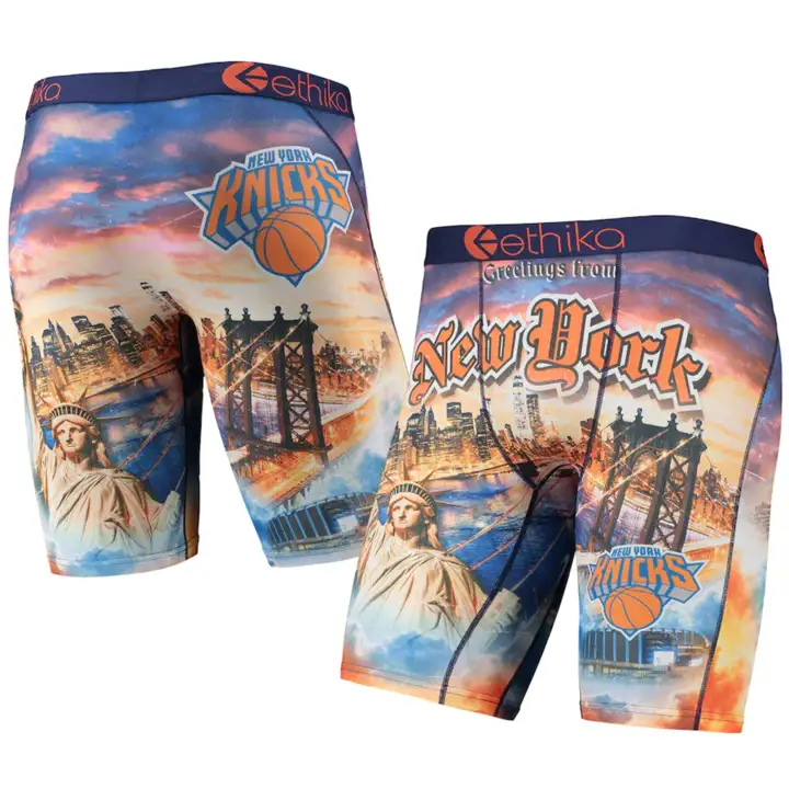 New York Knicks NBA Salutations De Slips Bleus