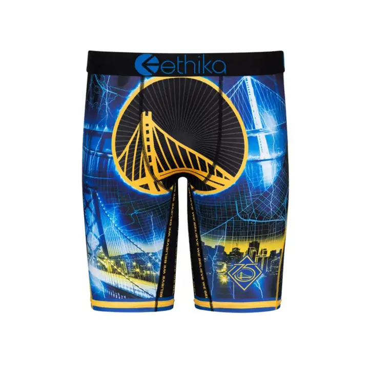 Golden State Warriors NBA City Edition 22 Boxer ajusté Bleu 1