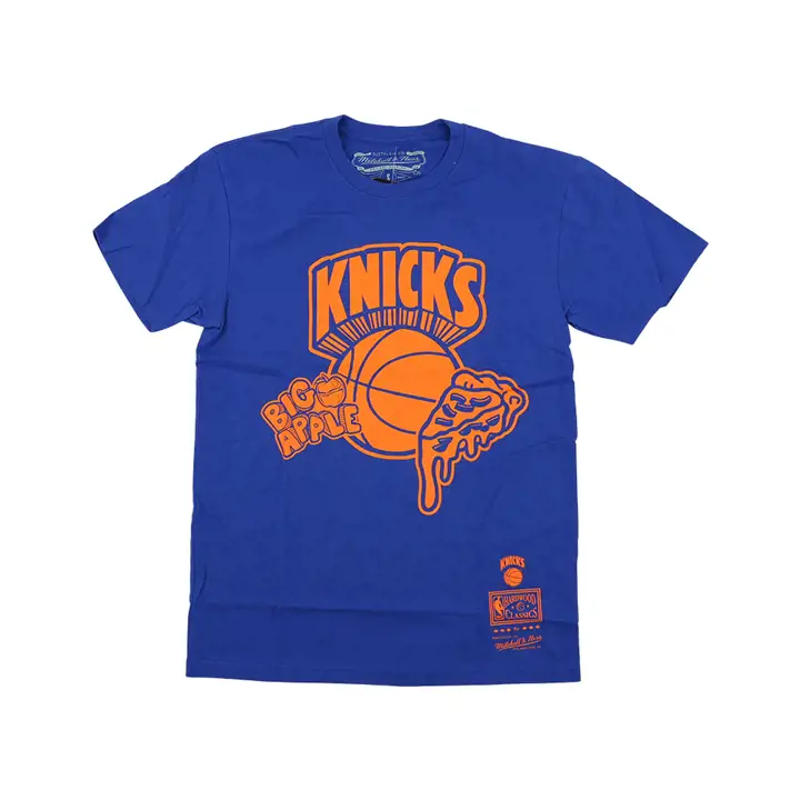 T-shirt Doodle NBA des Knicks de New York Bleu