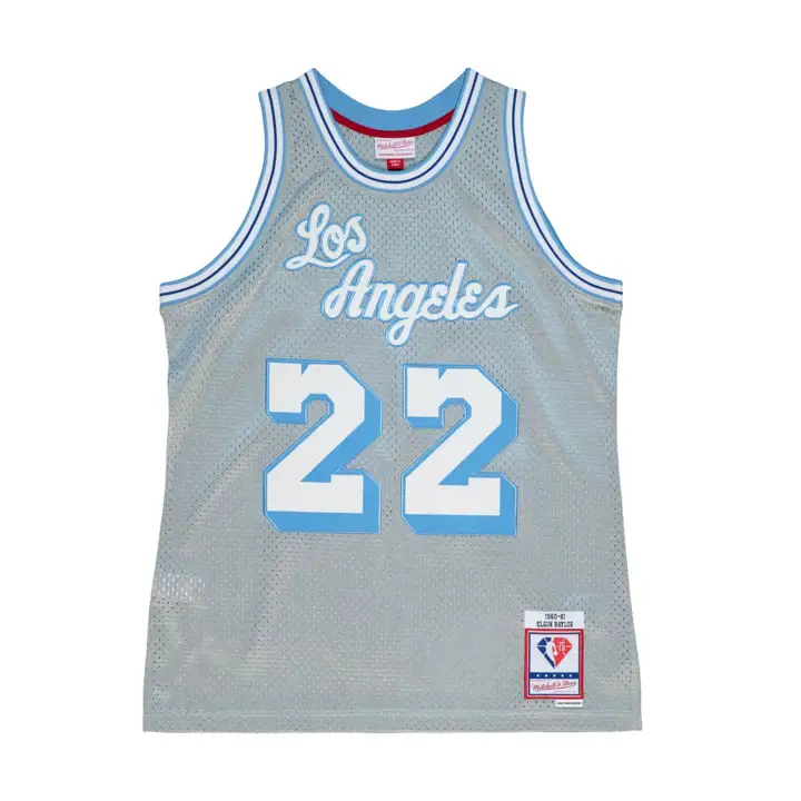 Maillot Swingman NBA Los Angeles Lakers Silver Collection Elg