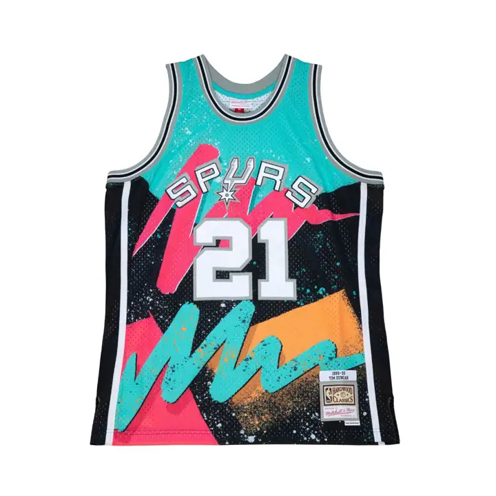 Maillot Swingman Tim Duncan Hyper Hoops NBA des San Antonio Spurs