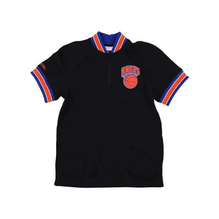 New York Knicks NBA Mesh 1/4 Zip org