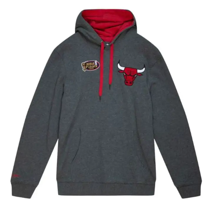 Sweat à capuche en tissu éponge Chicago Bulls NBA Classic noir