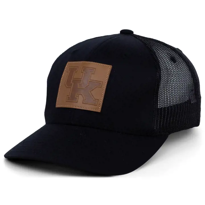Kentucky Wildcats NCAA Dakota Leather Trucker noir