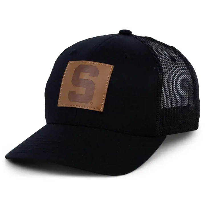 Michigan State Spartans NCAA Dakota Leather Trucker blk