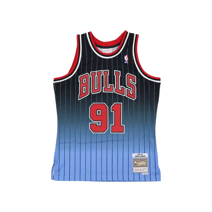 Maillot NBA Swingman Chicago Bulls Dennis Rodman noir