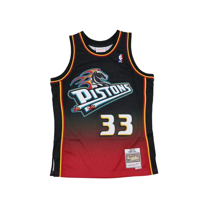 Maillot Detroit Pistons NBA Fadeaway Swingman Grant Hill noir/