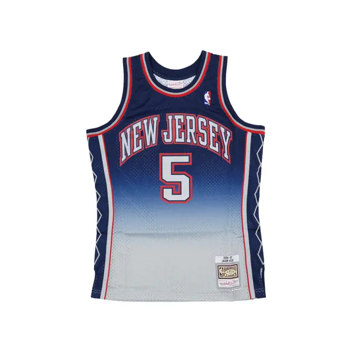 Maillot NBA New Jersey Nets Fadeaway Swingman Jason Kidd gris/