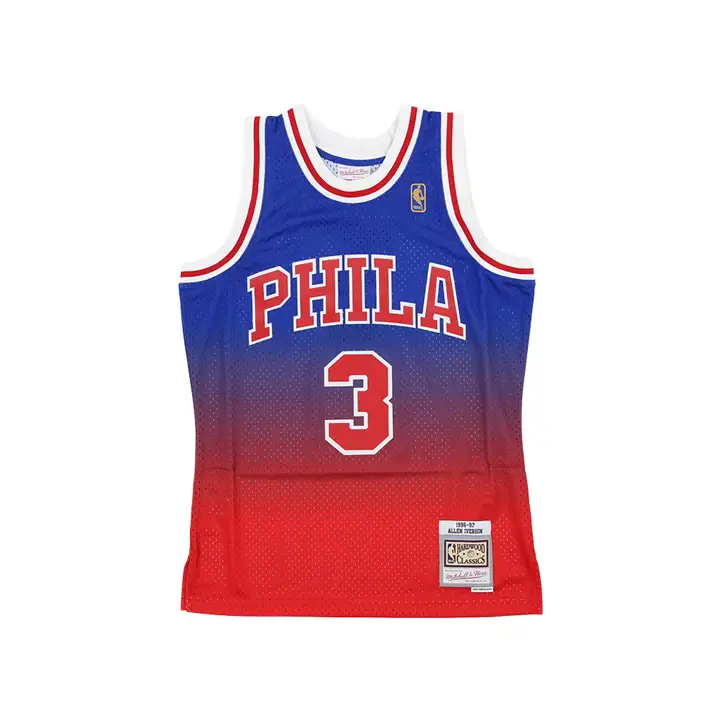 Maillot NBA Swingman Fadeaway Philadelphia 76ers Allen Iverson