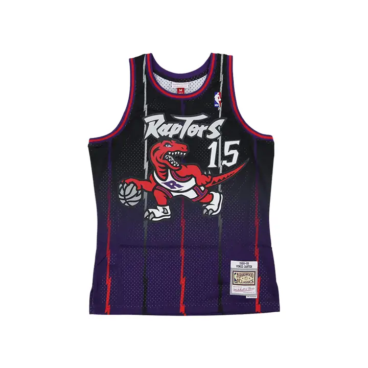 Maillot NBA Toronto Raptors Fadeaway Swingman Vince Carter pu