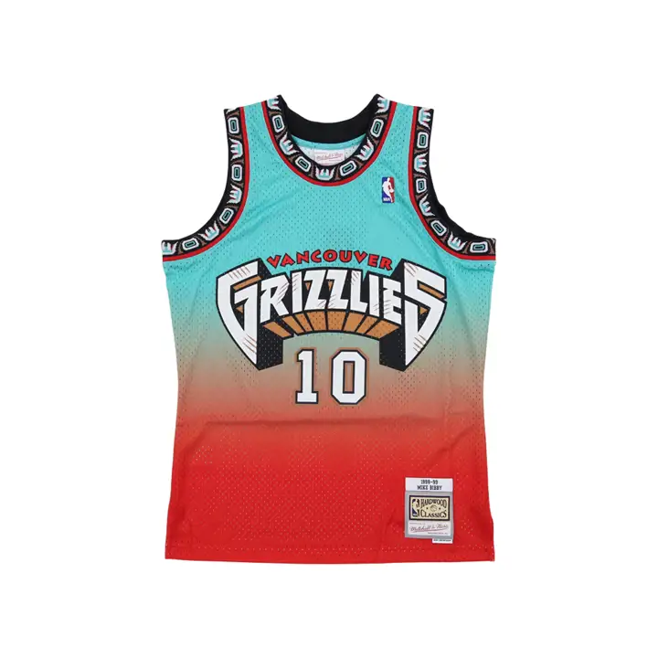 Maillot Swingman NBA Fadeaway Vancouver Grizzlies Mike Bibby