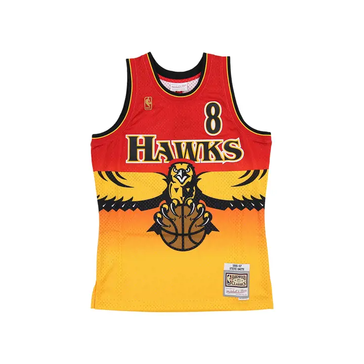 Maillot Atlanta Hawks NBA Fadeaway Swingman Steve Smith jaune/R