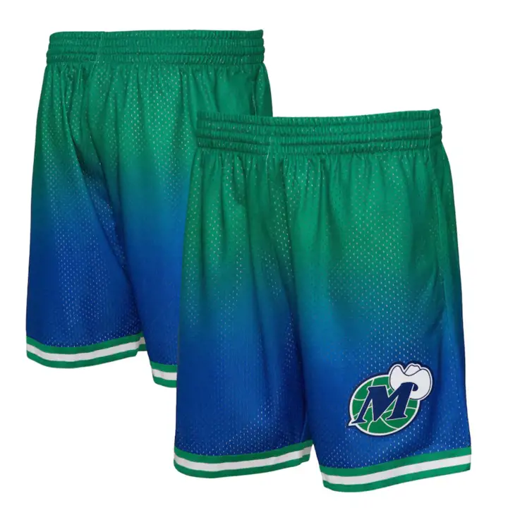 Shorts Swingman Dallas Mavericks NBA Fadeaway vert/marine