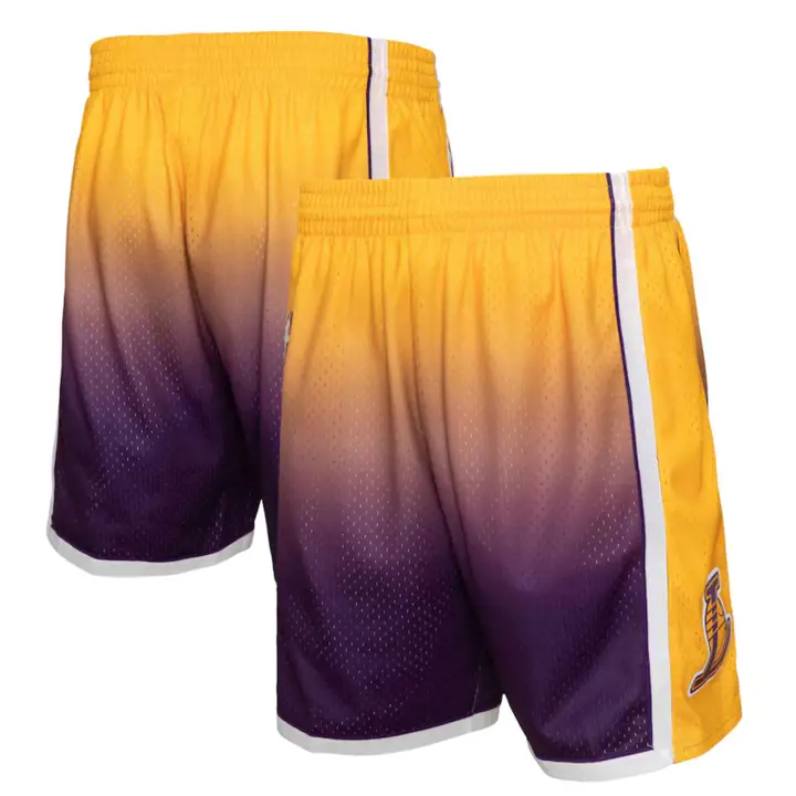 Los Angeles Lakers NBA Fadeaway Swingman Short jne/vio