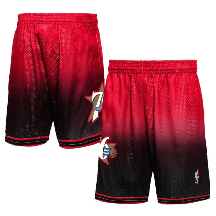 Short Philadelphia 76ers NBA Fadeaway Swingman gl/blk