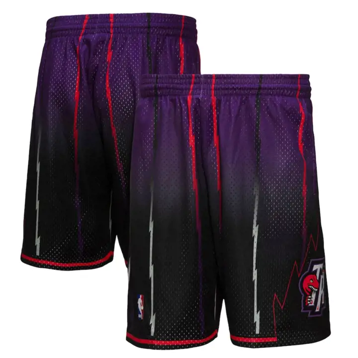 Short NBA Fadeaway Swingman Toronto Raptors violet/noir