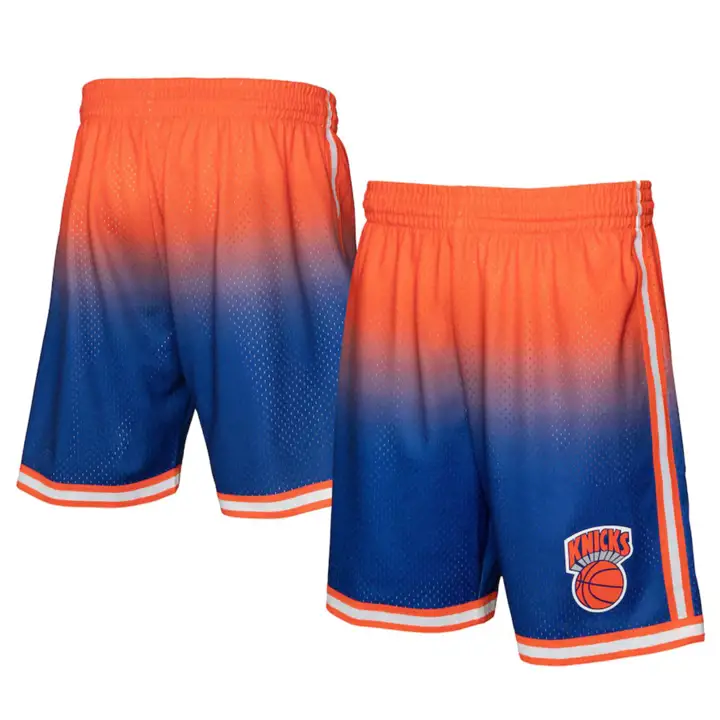 Short New York Knicks NBA Fadeaway Swingman orange/bleu