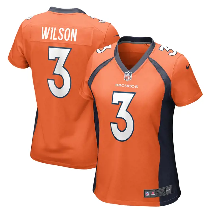BRONCOS NFL Maillot de match femme Russell Wilson ORG