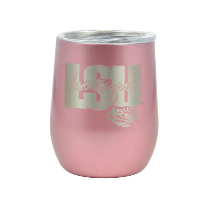 "Gobelet à vin 10oz « Huddle » LSU rose"