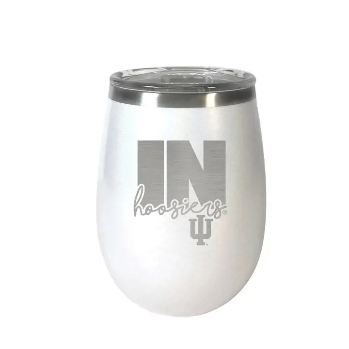 "Verre à vin « Huddle » 10 oz Indiana Hoosiers blanc"
