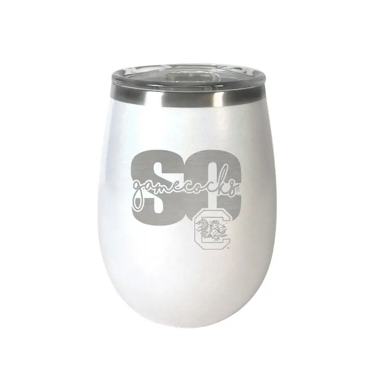"Gobelet à vin 10 oz « Huddle » Gamecocks de la Caroline du Sud BLC"