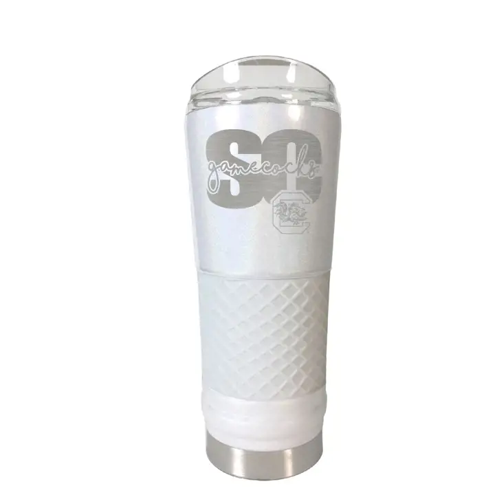 "Gourde en acier inoxydable blanc de 70 cl « Draft » South Carolina Gamecocks"