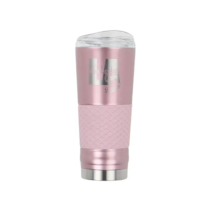 "Los Angeles Dodgers Gobelet « Draft » en acier inoxydable 710 ml rose"