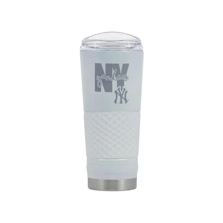 "New York Yankees Gobelet « Draft » en acier inoxydable 24oz blanc"