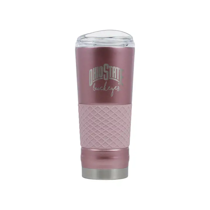 « Ohio State Buckeyes » 710 ml en acier inoxydable rose