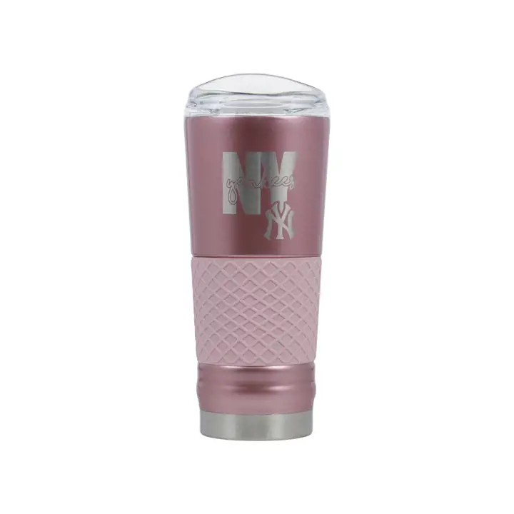 "New York Yankees 24oz Acier inoxydable « Draft » rose"