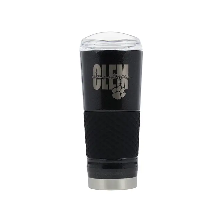 "Clemson Tigers Gobelet Isotherme en Acier Inoxydable « Draft » 710 ml noir"