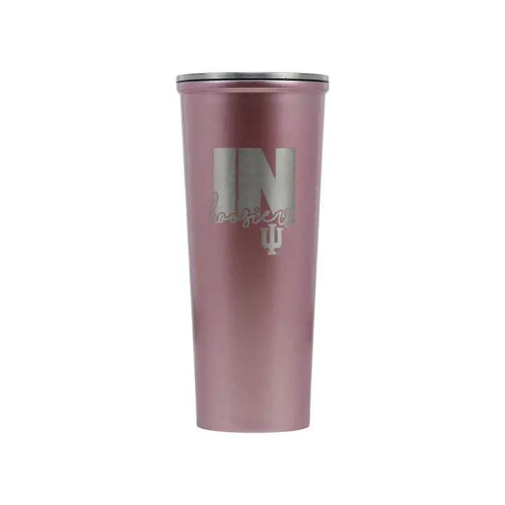 "Bouteille d'eau « Skinny » 532 ml Indiana Hoosiers rose"