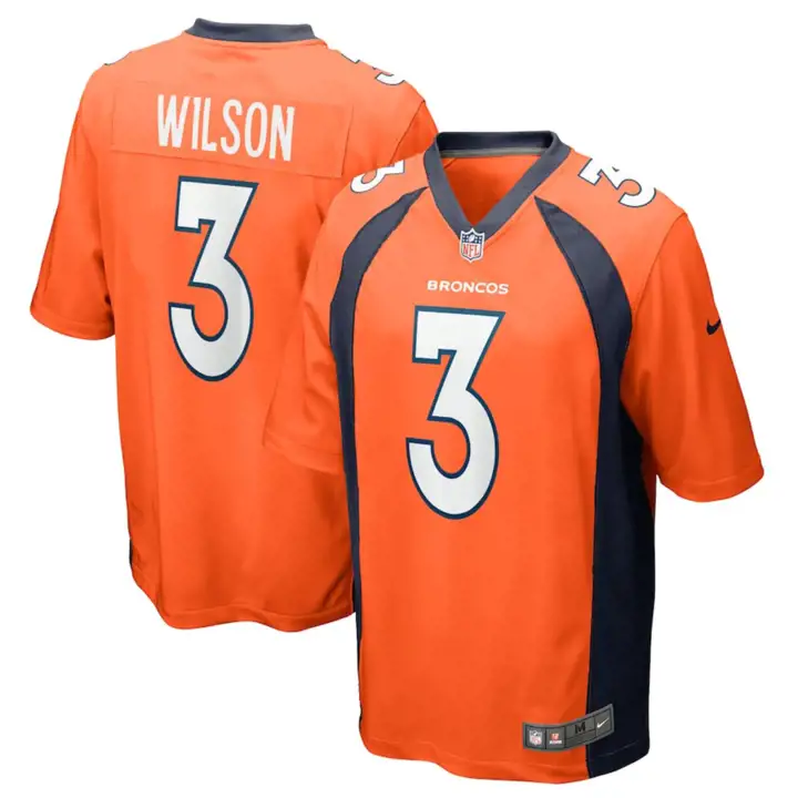 BRONCOS NFL Maillot de match jeune Russell Wilson ORG