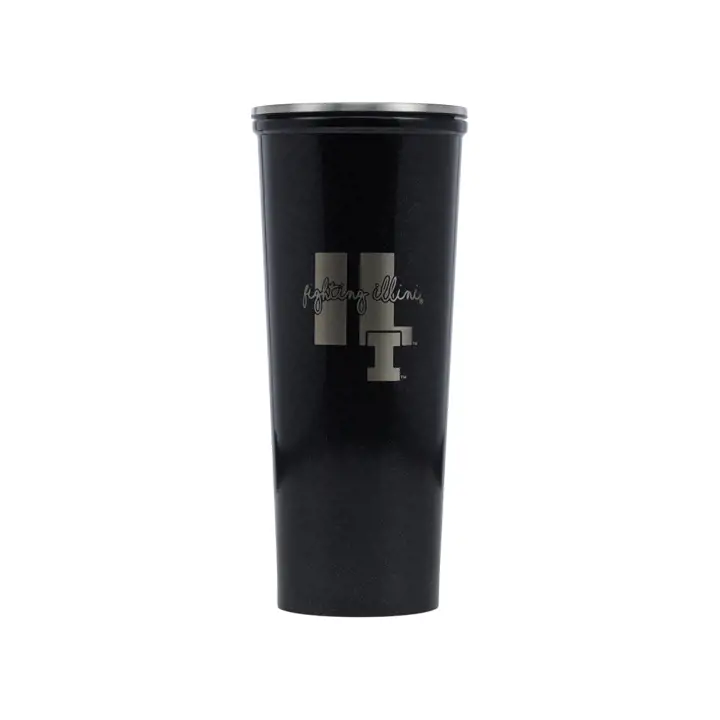 "Bouteille d'eau « Skinny » Illinois Fighting Illini 530 ml blanche"