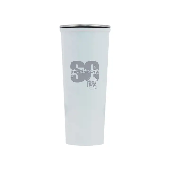 "Bouteille d'eau fine de 530 ml South Carolina Gamecocks blc"