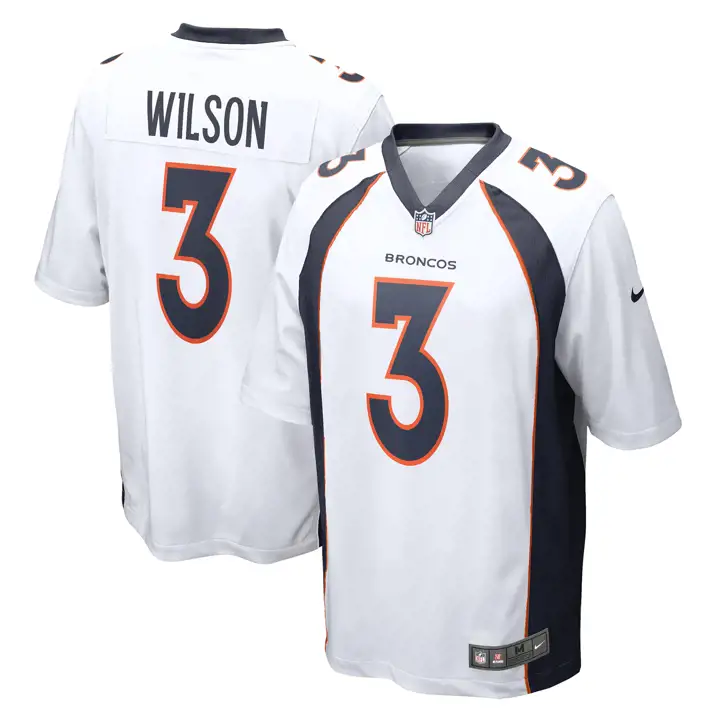Maillot Nike Game NFL Denver Broncos Joueur Russell Wilson bl