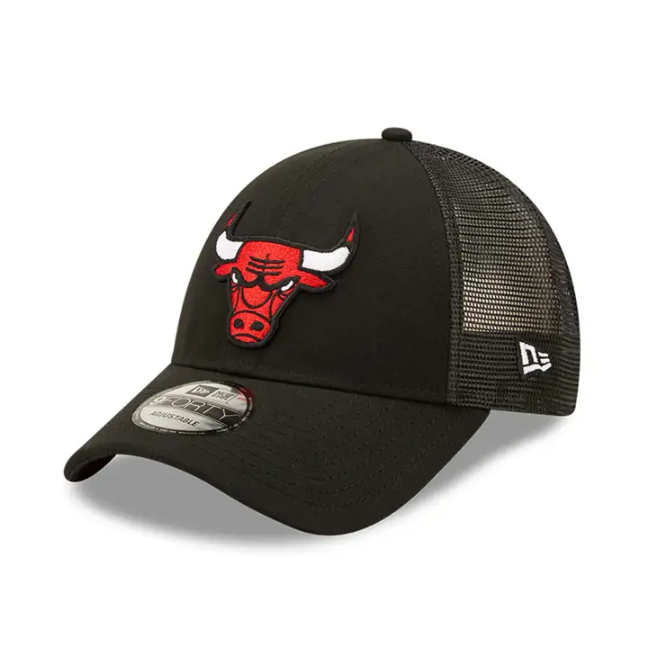 Casquette Trucker NBA Chicago Bulls 9FORTY noire/noire