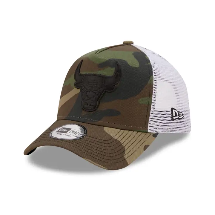 Chicago Bulls NBA Casquette Filet Camouflage/blanc