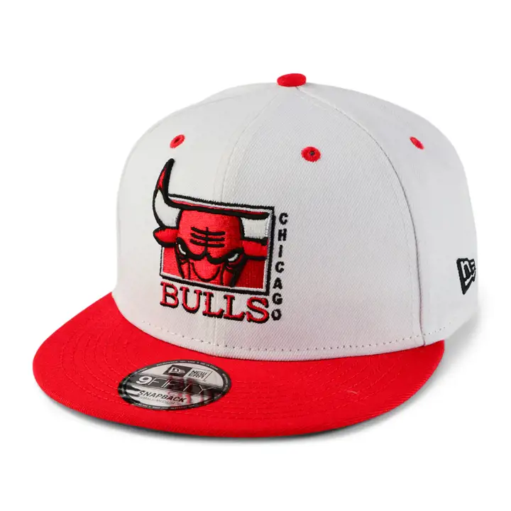 Chicago Bulls NBA White Crown 9FIFTY blc/rouge