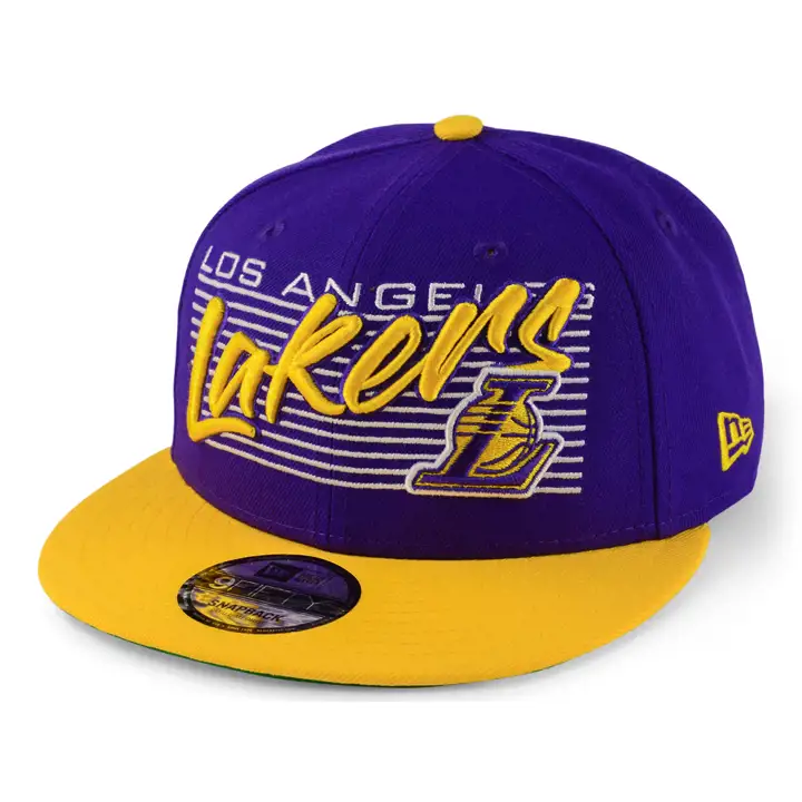 Casquette NBA 9FIFTY à motif Los Angeles Lakers pur/jaune