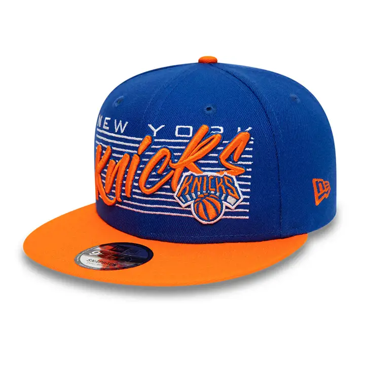 Casquette 9FIFTY des New York Knicks de la NBA, bleu/orange