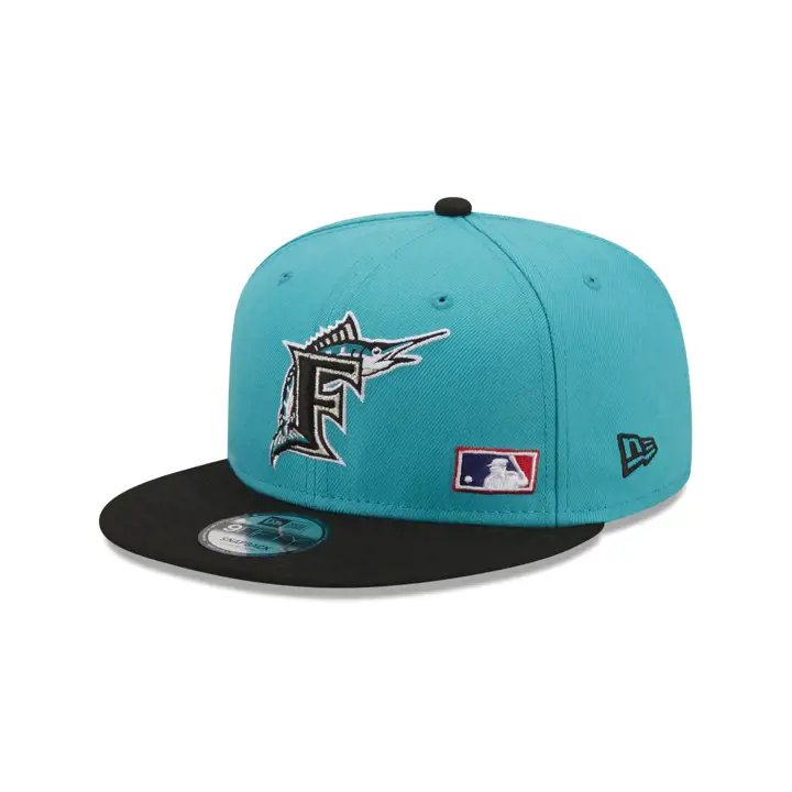 Casquette Florida Marlins MLB Team Arch 9FIFTY turquoise/noir